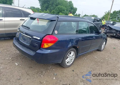 2005 Subaru Legacy 2.5I из США, поврежденный, VIN 4S3BP616257381990